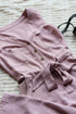 Buttoned Sleeveless Cropped Jumpsuit With Sash